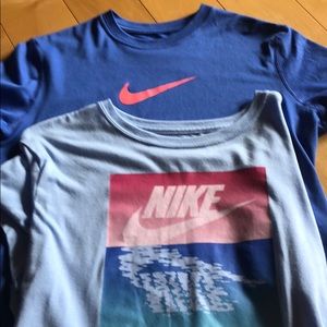 Lot of 2 girls XL Nike tees